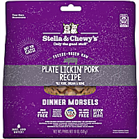 Stella & Chewy's Freeze Dried Plate Lickin'  Pork Recipe Dinner Morsels Cat Food