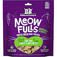 Stella & Chewy's Meowfulls Turkey & Duck Recipe Freeze Dried Cat Treats