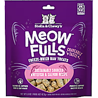 Stella & Chewy's Meowfulls Whitefish & Salmon Recipe Freeze Dried Cat Treats