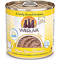 Weruva Pate Press Your Dinner! Chicken Breast with Deboned Chicken in a Hydrating Puree Wet Cat Food