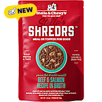Stella & Chewy's Stella's Shredrs Beef & Salmon Recipe in Broth Topper for Dogs