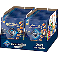 Blue Buffalo Tasty Chicken Cuts in Gravy Delectables Natural Wet Dog Food Toppers