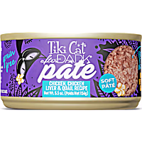 Tiki Cat After Dark Chicken Liver & Quail Recipe Soft Pate Wet Cat Food