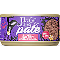 Tiki Cat After Dark Beef & Beef Liver Recipe Soft Pate Wet Cat Food