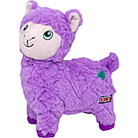 KONG Valentines Purple Scampers Llama Dog Toy