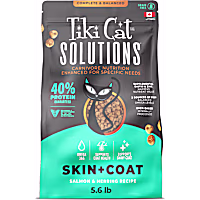 Tiki Cat Solutions Skin & Coat, Salmon & Herring Dry Cat Food