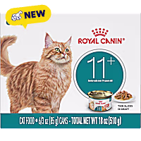 Royal Canin Aging 11+ Thin Slices in Gravy Supports Optimal Health & Vitality Senior Wet Cat Food