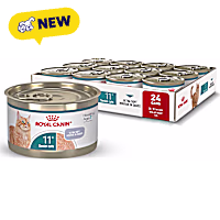 Royal Canin Aging 11+ Ultra Soft Mousse Supports Optimal Health & Vitality Senior Wet Cat Food