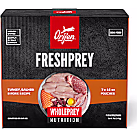 ORIJEN FRESHPREY Frozen Turkey, Salmon & Pork Recipe Complete Adult Dog Food