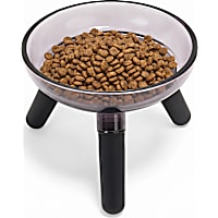 Petco Raised Glass Dog Bowl with Plastic Stand