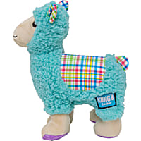 KONG Teal Spring Sherps Llama Dog Toy