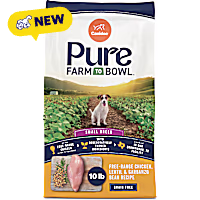 Canidae Pure Farm To Bowl Free-Range Chicken, Lentil & Garbanzo Bean, Small Breed Recipe Dog Food