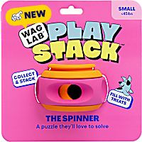 WAGLAB The Spinner Pink/Orange Dog Toy