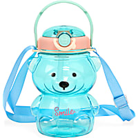 Petco Bear-Shaped Water Bottle with Straw and Carry Strap