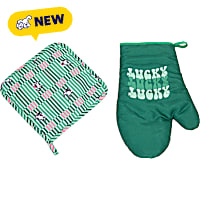 Petco St. Patrick's Day Oven Mitt Set