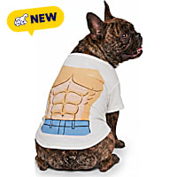 Petco Faux Muscles Pet Halloween Costume T-Shirt