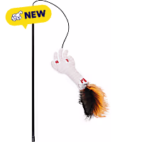 Petco Halloween Mummy Hand Teaser Cat Toy