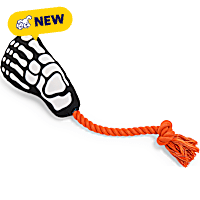Petco Halloween Skeleton Foot Rope Plush Dog Toy