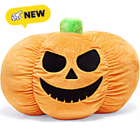 Petco Halloween Orange Pumpkin Plush Dog Toy