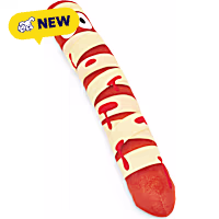 Petco Halloween Mummy Hotdog Extra-Long Plush Dog Toy