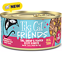Tiki Cat Friends Tuna, Shrimp & Pumpkin Cat Food