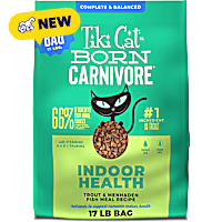 Tiki Cat Born Carnivore Trout & Menhaden Fish Meal Indoor Health Dry Cat Food