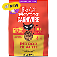 Tiki Cat Born Carnivore Chicken & Turkey Meal Indoor Health Dry Cat Food