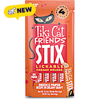 Tiki Cat Friends Stix Chicken & Pumpkin Flavor Cat Treats