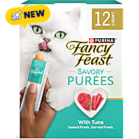 Purina Fancy Feast Savory Purees with Tuna Lickable Cat Treats