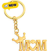 Petco "Mom" Metal Keychain