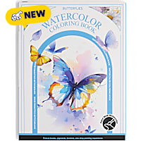 Petco Butterflies Watercolor Coloring Book Set