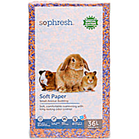 So Phresh Purple/Orange Seasonal Color Soft Paper Small Animal Bedding