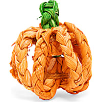 Petco Halloween Pumpkin-Shaped Raffia Bird Toy