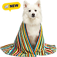Petco Color Striped Pet Throw Blanket