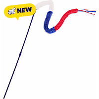 Petco Red White & Blue Snake Cat Teaser Toy