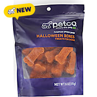 Petco Halloween Baked Bones Pumpkin Spice Flavor Treats for Dogs