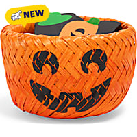 Petco Halloween Pumpkin Small Animal Chew Toy Basket