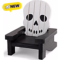 Petco Halloween Skeleton Chair Small Animal Chew Toy