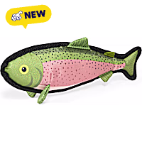Petco Salmon Tough Plush Dog Toy