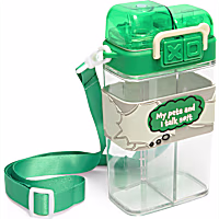 Petco Talk Sh!t Squared Two-Sided Dual Water Bottle