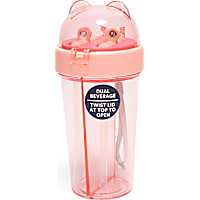 Petco Pink Two-Sided Dual Beverage Water Bottle