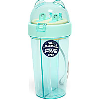 Petco Green Two-Sided Dual Beverage Water Bottle