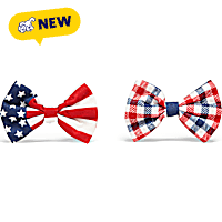 Petco Americana Red White & Blue Pet Bowtie Pack
