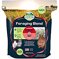 Oxbow Foraging Hay Blends Western Timothy & Teff,Hay for Rabbits, Guinea Pigs, Chinchillas, Small Pets