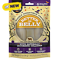 Better Belly Highly Digestible Treat with Collagen Small Beef Sirloin Rolls Dog Chews
