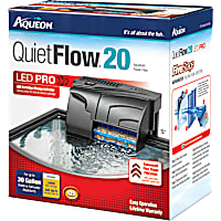 Aqueon QuietFlow 20 Aquarium Power Filter