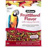 ZuPreem AvianMaintenance FruitBlend Bird Diet for Large Birds