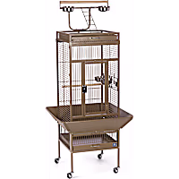Prevue Pet Products Signature Select Series Wrought Iron Bird Cage in Coco Brown