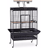 Prevue Pet Products Signature Select Series Wrought Iron Bird Cage in Black