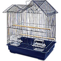 You & Me Parakeet Ranch House Cage, Navy